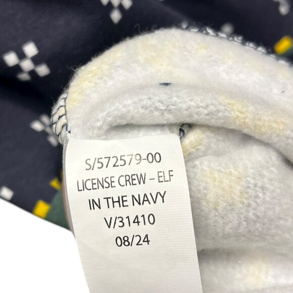 Buddy the Elf Christmas Sweater Sweatshirt Old Navy NEW Medium Blue - Picture 6 of 8